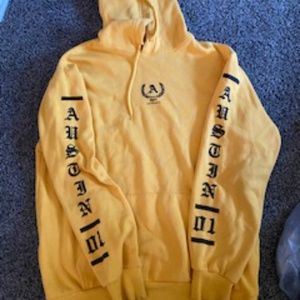 Yellow Austin Texas Hoodie